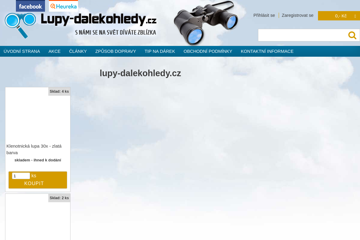 Lupy-dalekohledy.cz