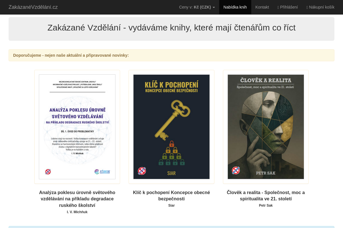 Zakázané vzdělání, s.r.o.