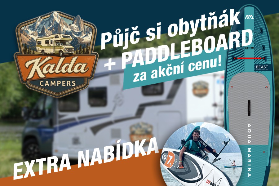 Půjčíme Ti paddleboard za extra cenu