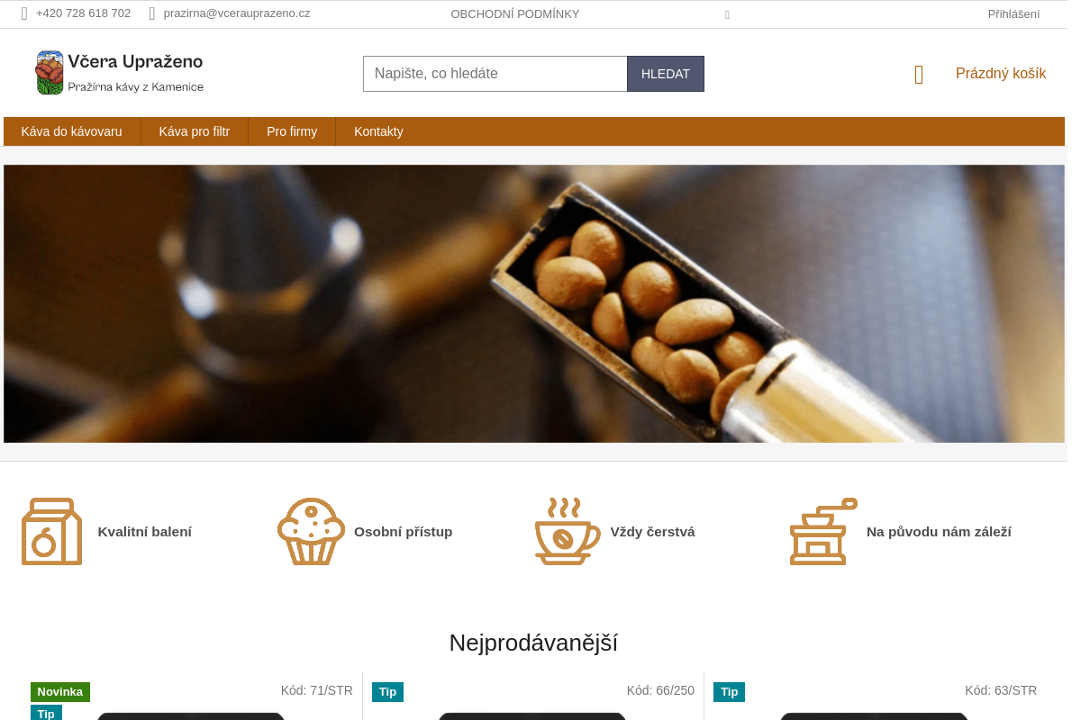 Espresso bar - Včera Upraženo