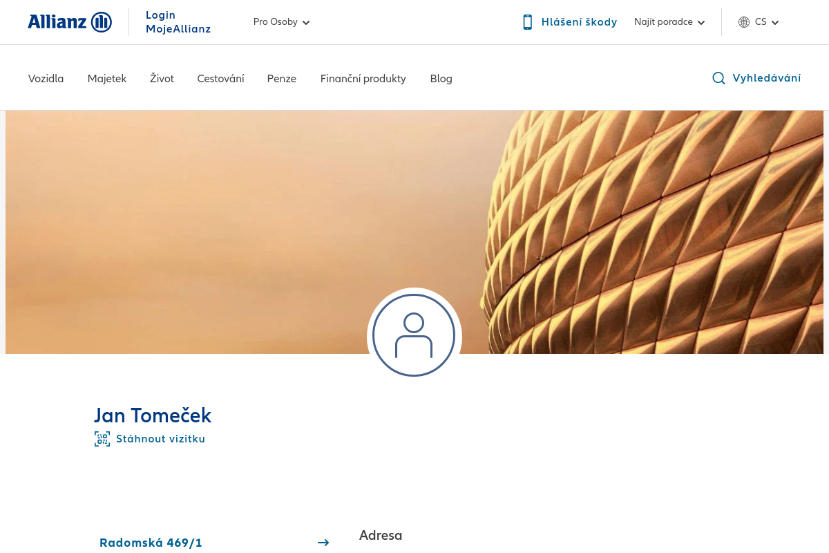 Jan Tomeček - Allianz pojišťovna a.s.
