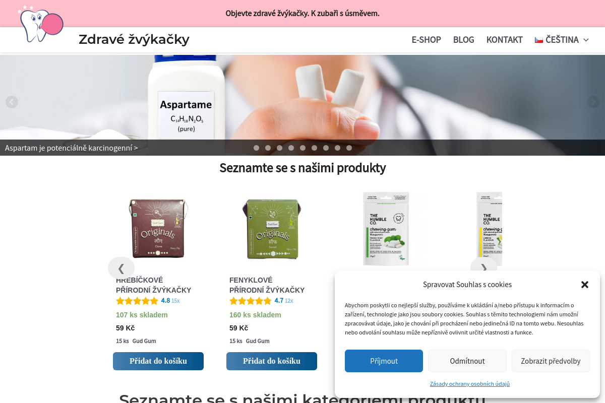 Zdravé žvýkačky