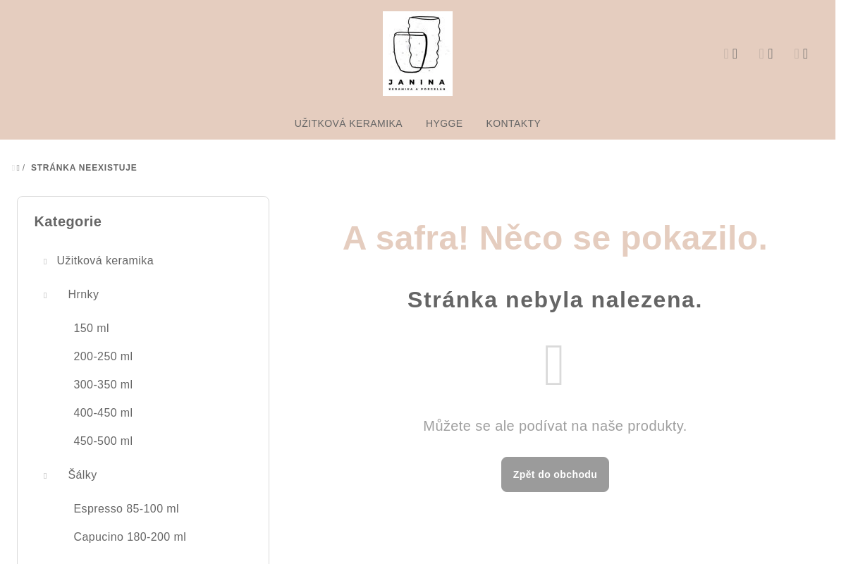 Janinakeramika.cz/e-shop