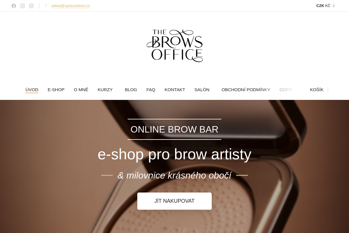 The Brows Office - úprava obočí Adéla Dort