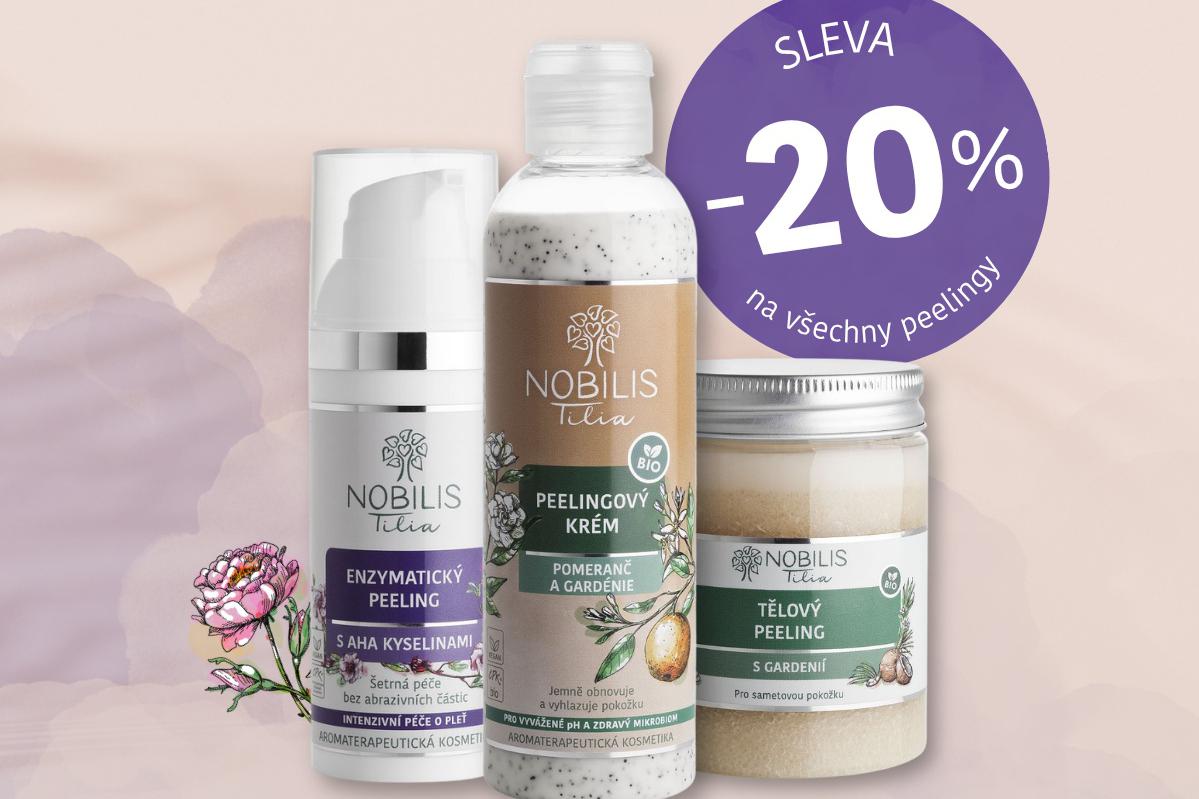 20% sleva na peelingy