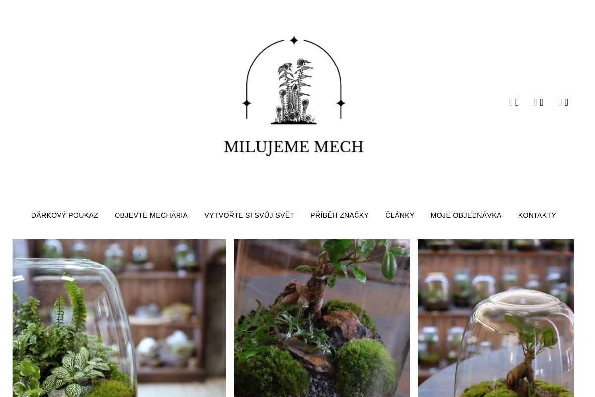 Milujeme mech | e-shop