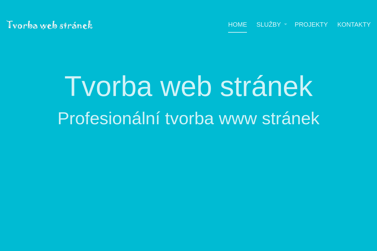 Tvorba web stránek Václav Jesenský