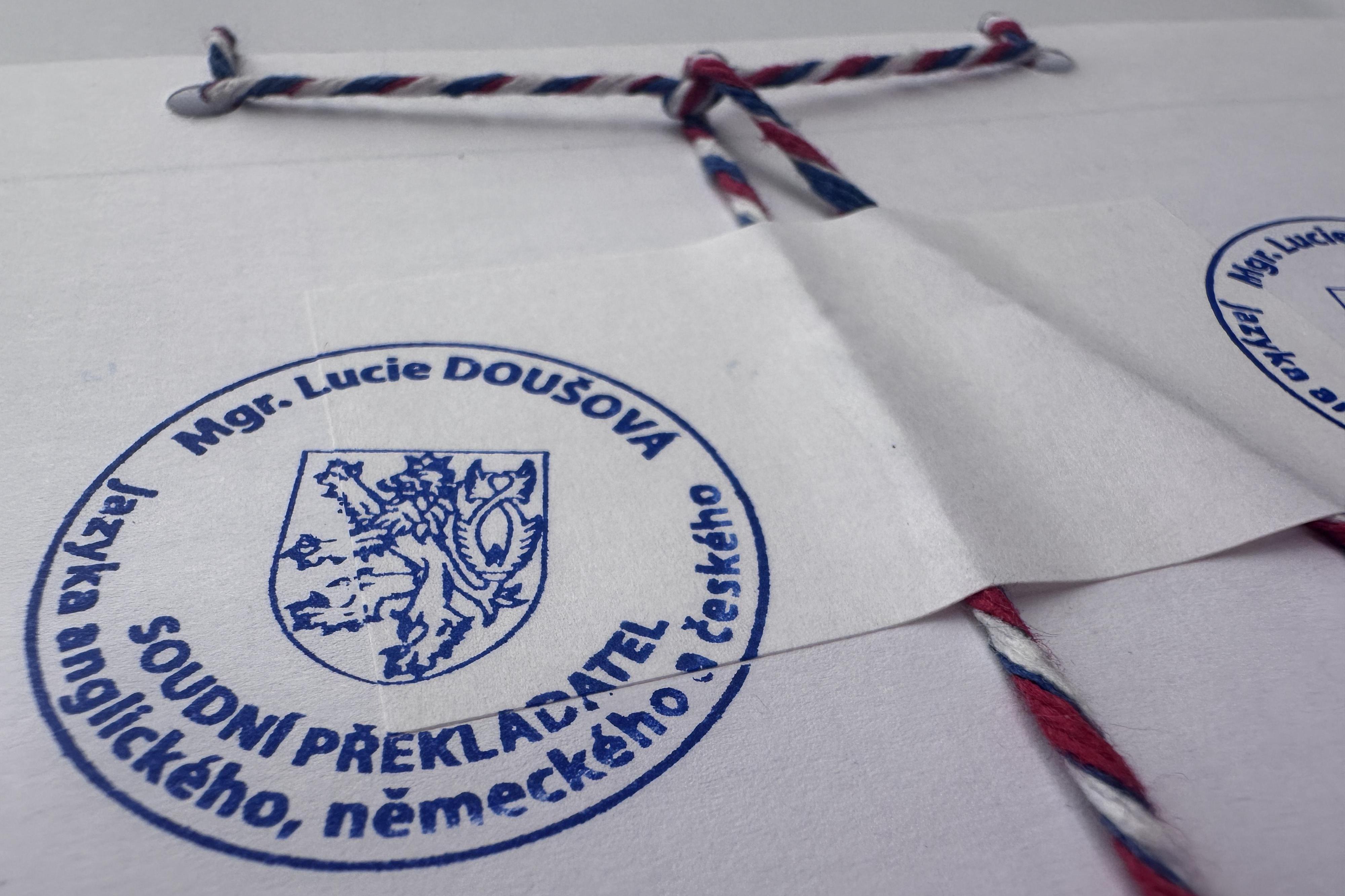 Soudní překlady a tlumočení - Mgr. Lucie Doušová (Překlady s razítkem)