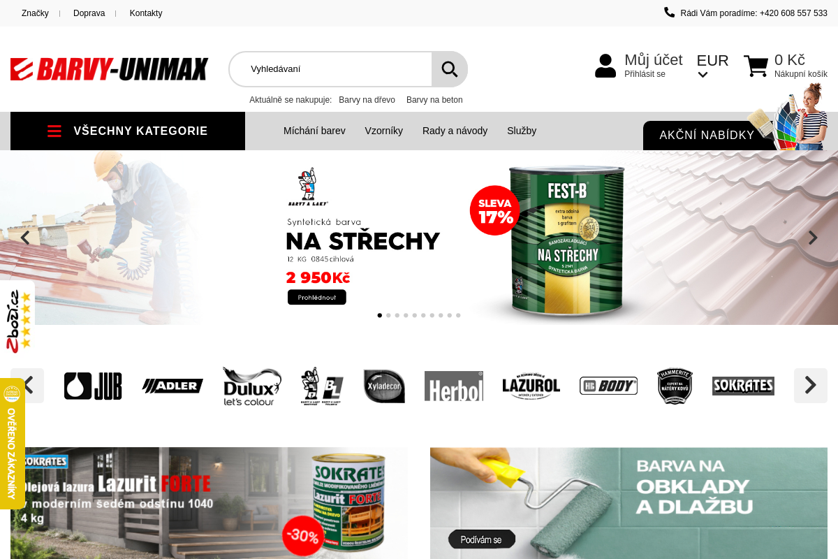 BARVY-UNIMAX.CZ