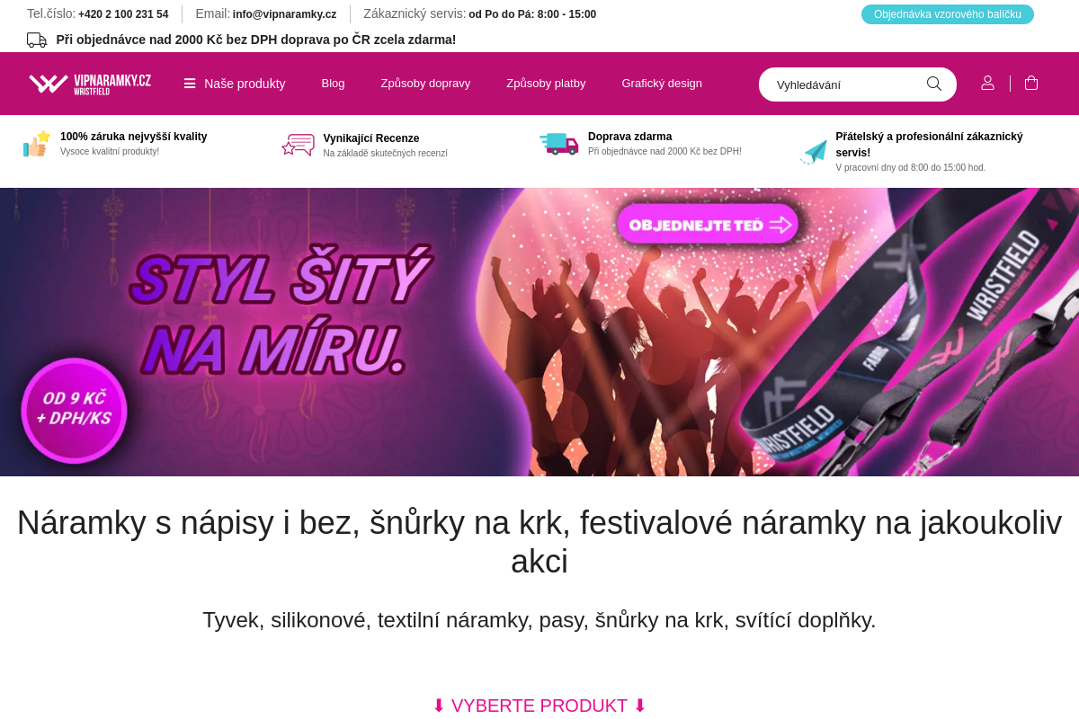 VIPnaramky / Wristfield