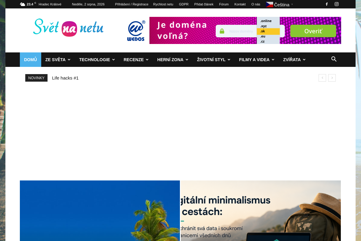 Svět na netu