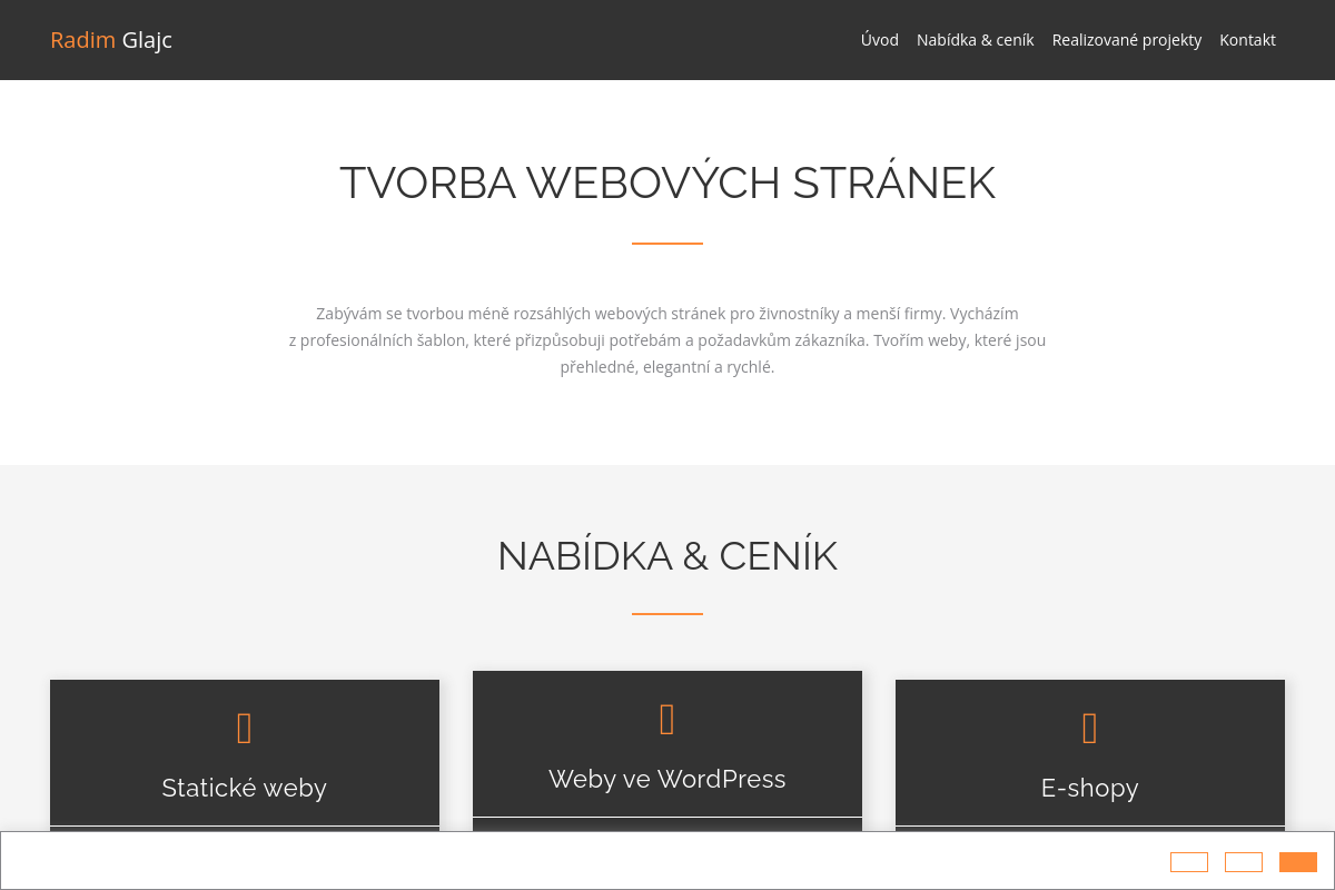 Tvorba webů u hřiště