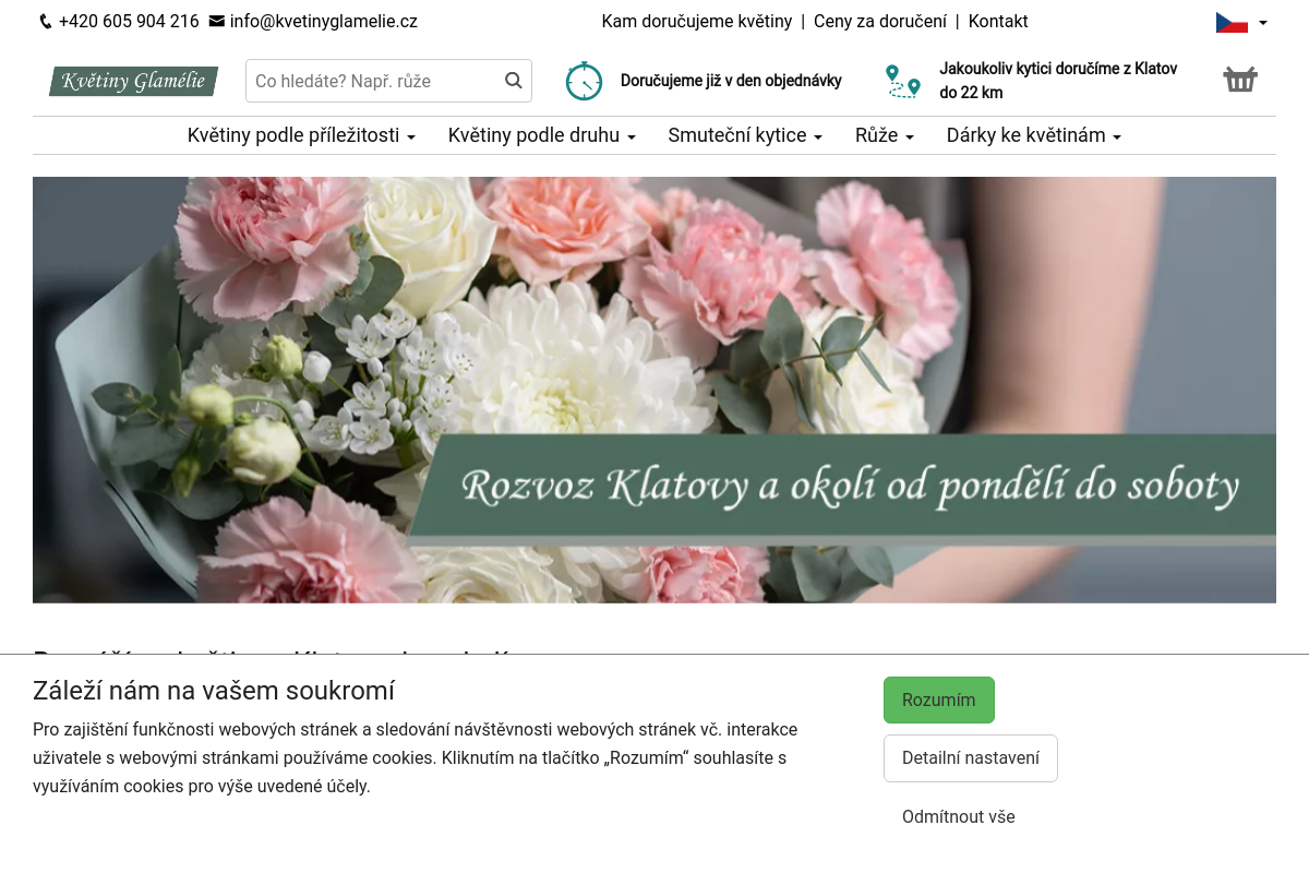 Květiny Glamélie