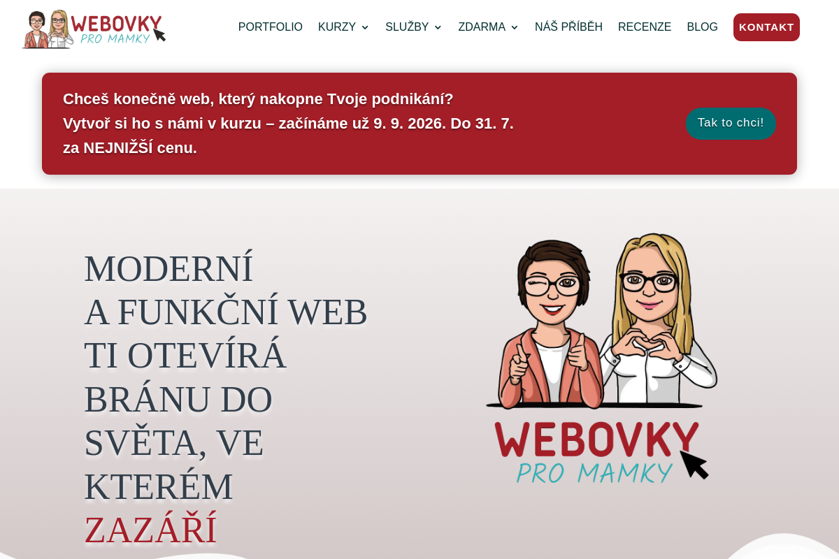 Webovky pro mamky
