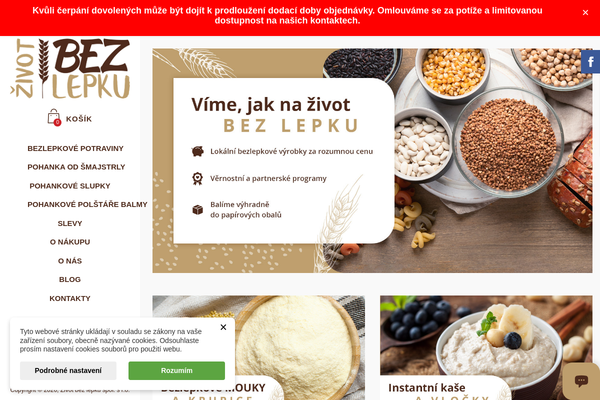 Život bez lepku - víme jak na to!