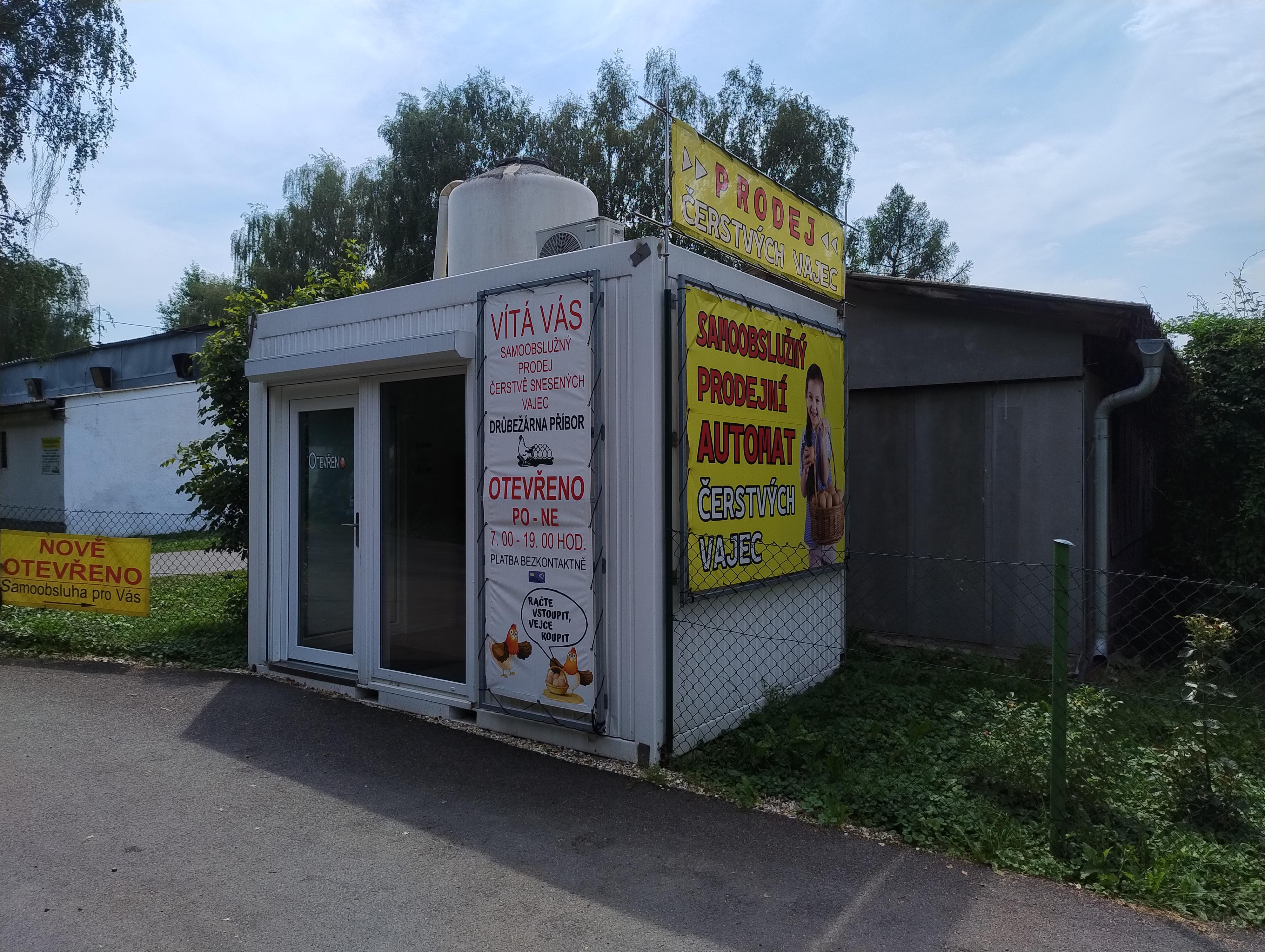 Drůbežárna Příbor - vejcomat