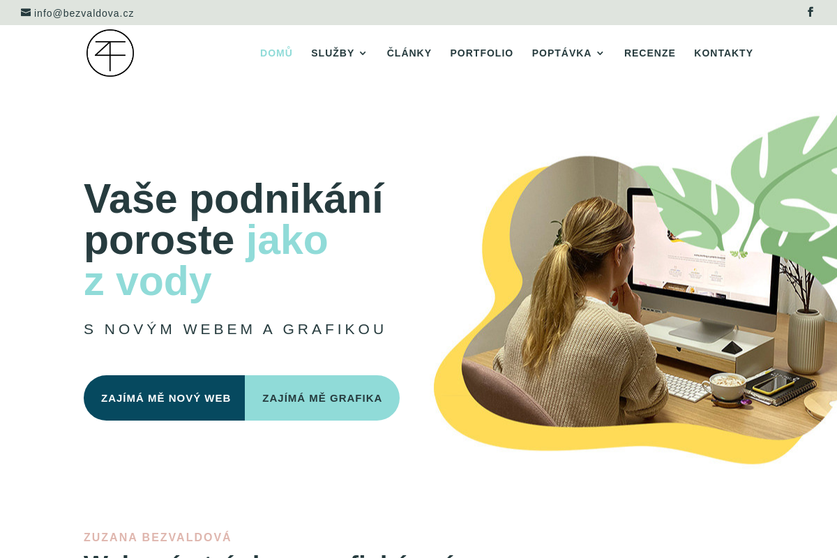 Zuzana Bezvaldová - webdesigner, grafik