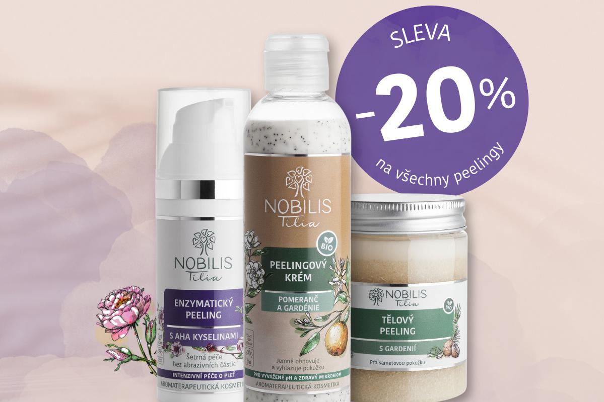 20% sleva na peelingy