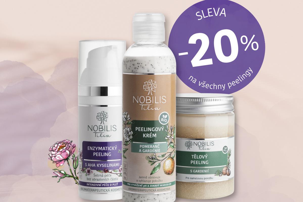 20% sleva na peelingy