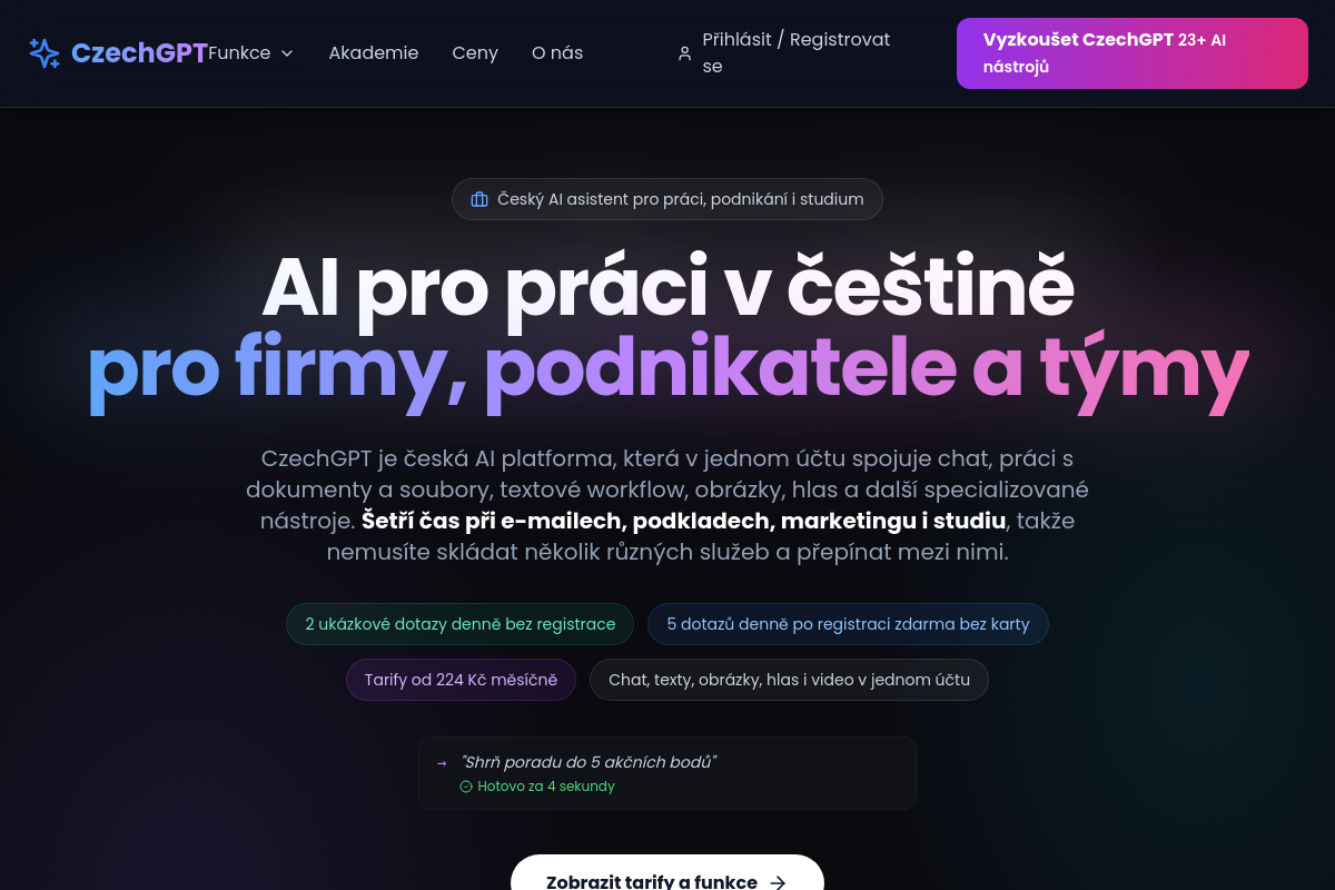 CzechGPT
