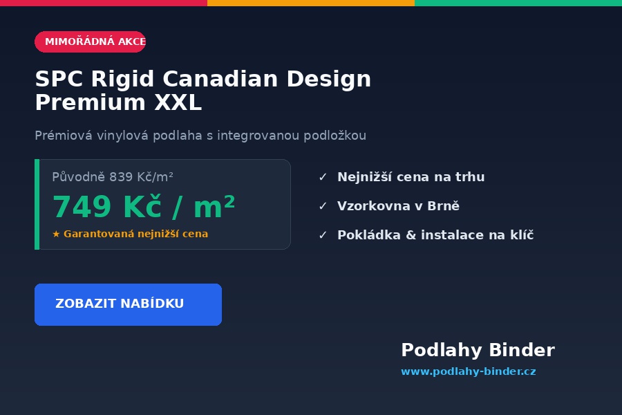 Podlaha SPC Rigid Canadian Design Premium XXL