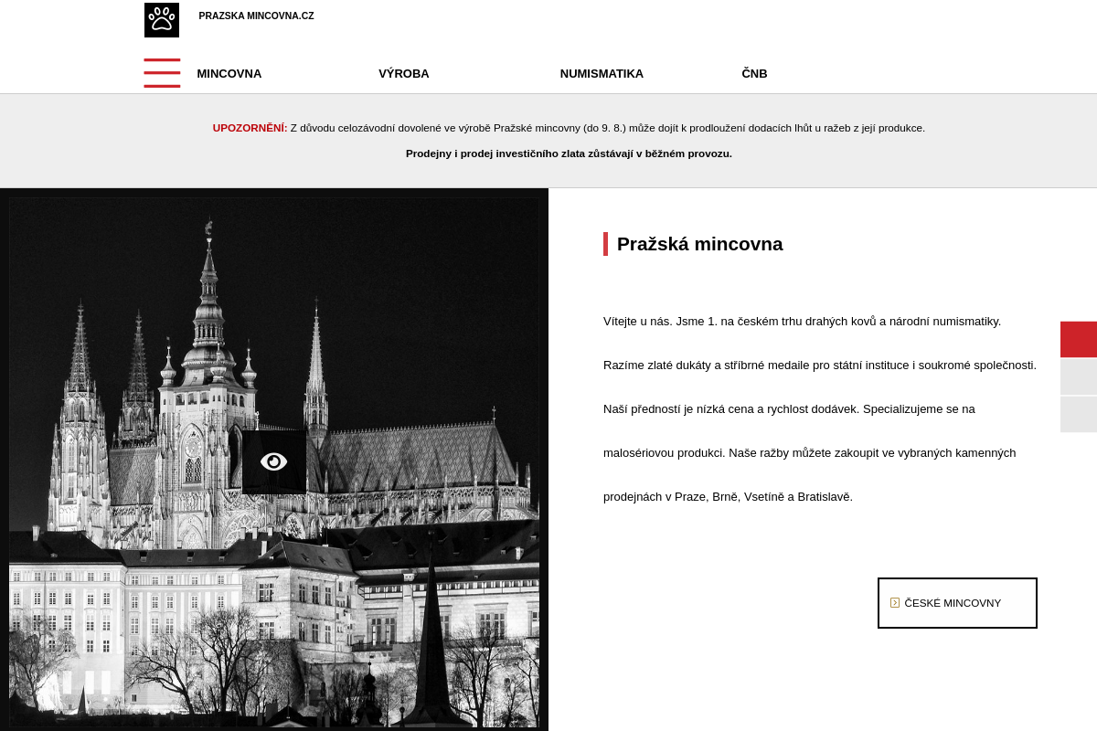 Pražská mincovna
