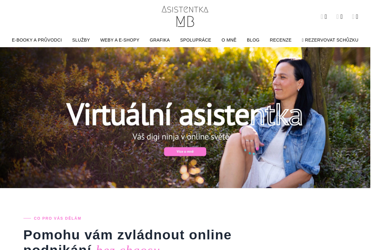 Asistentka MB | Michaela Bažilová