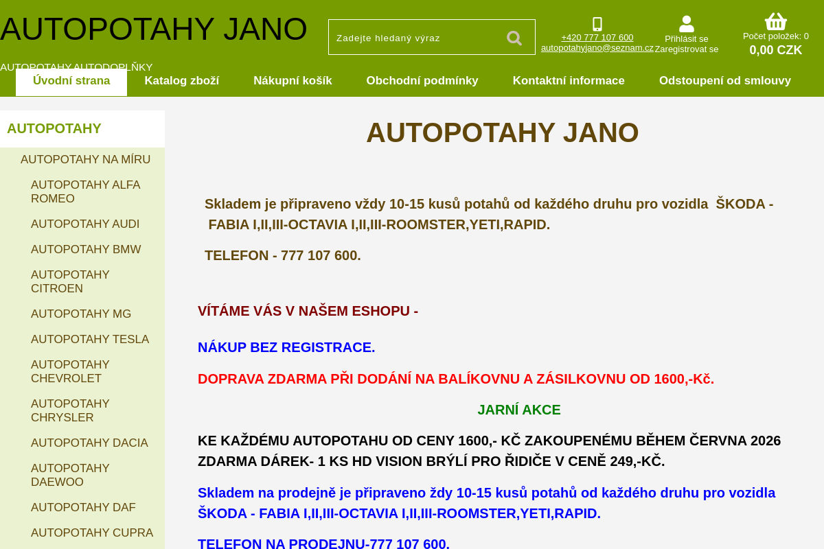 Autopotahyjano.cz