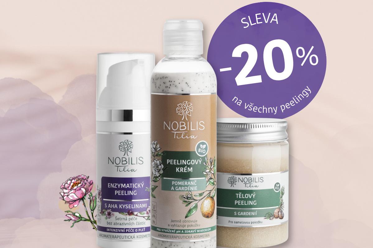 20% sleva na peelingy