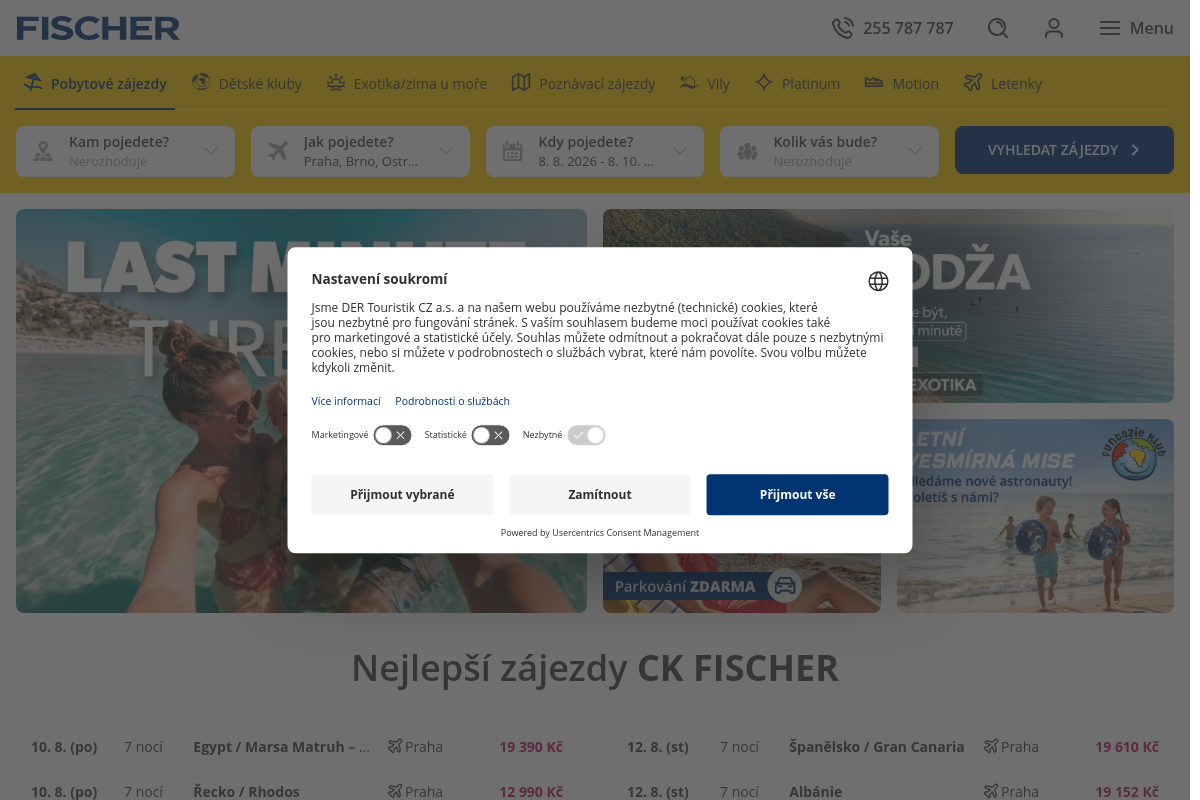 Cestovní kancelář FISCHER