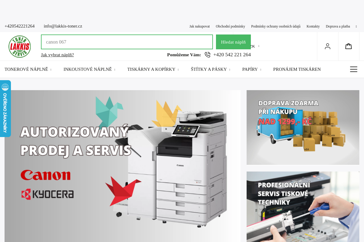 Lakkis toner s.r.o. - tiskové řešení a náplně