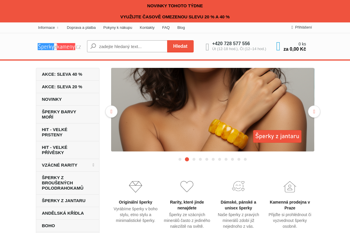 Šperkyakameny.cz - Eshop s drahými kameny a minerály