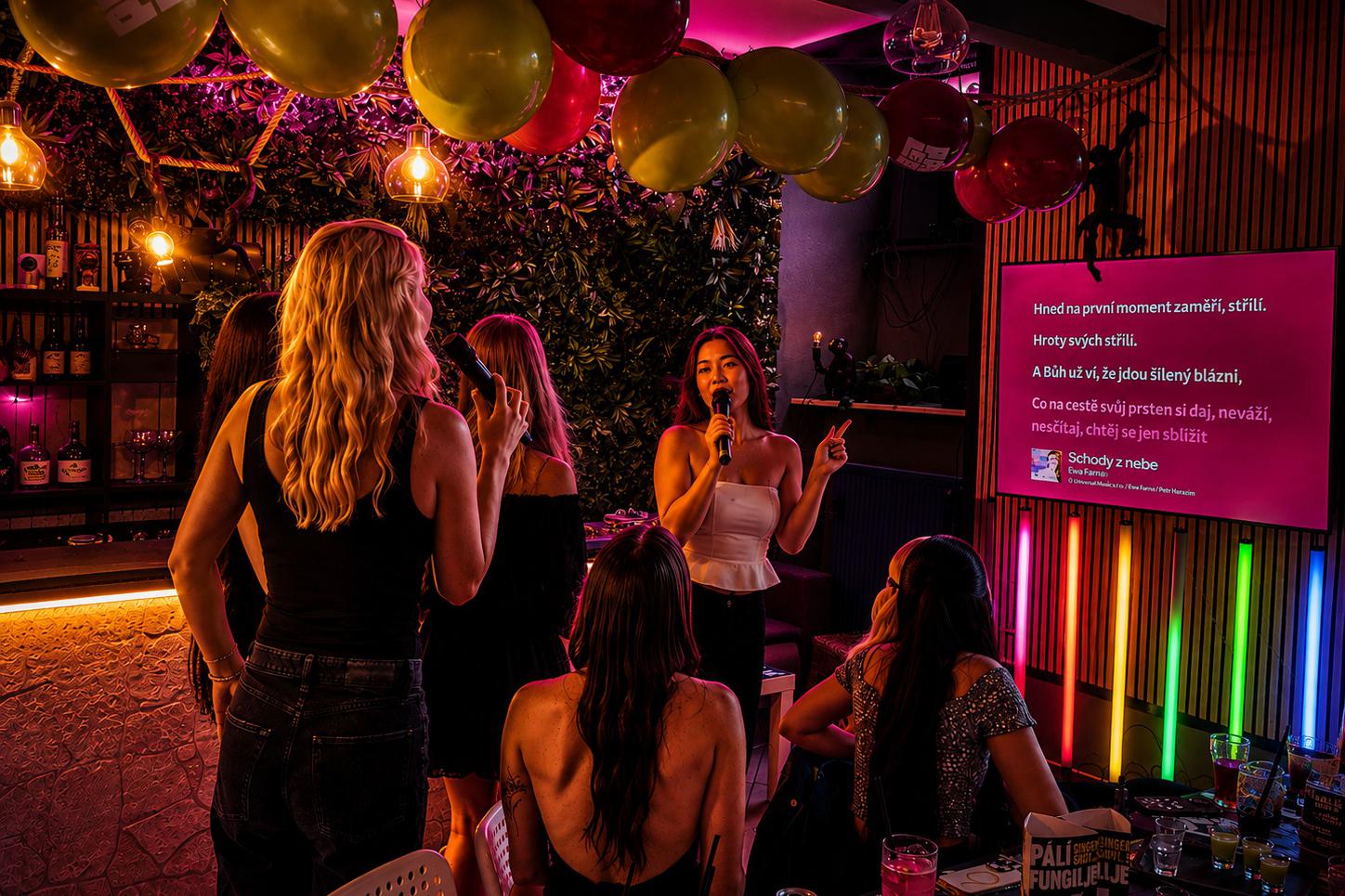 Karaoke a chupito bar Prales