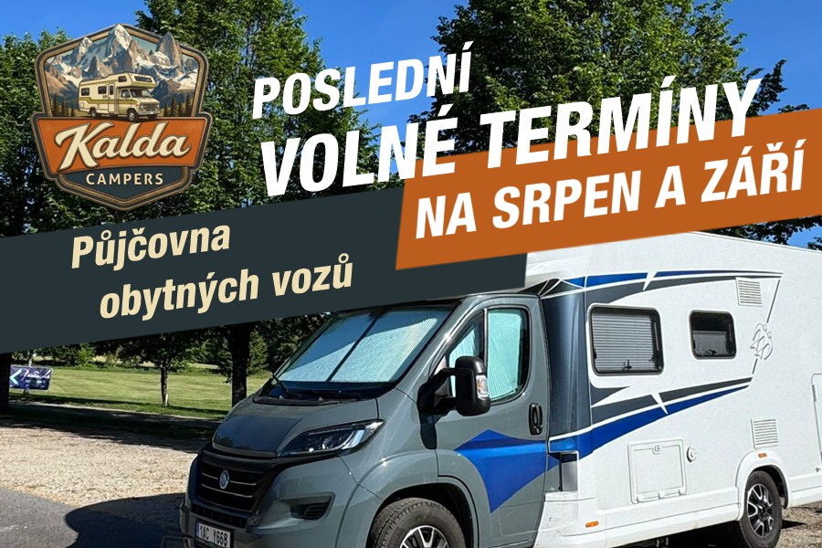 Poslední volné termíny na srpen a září