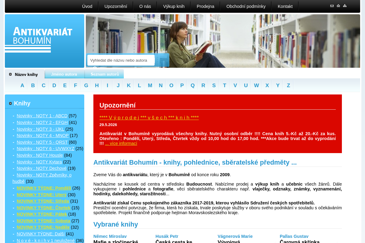 Antikvariat-bohumin.cz