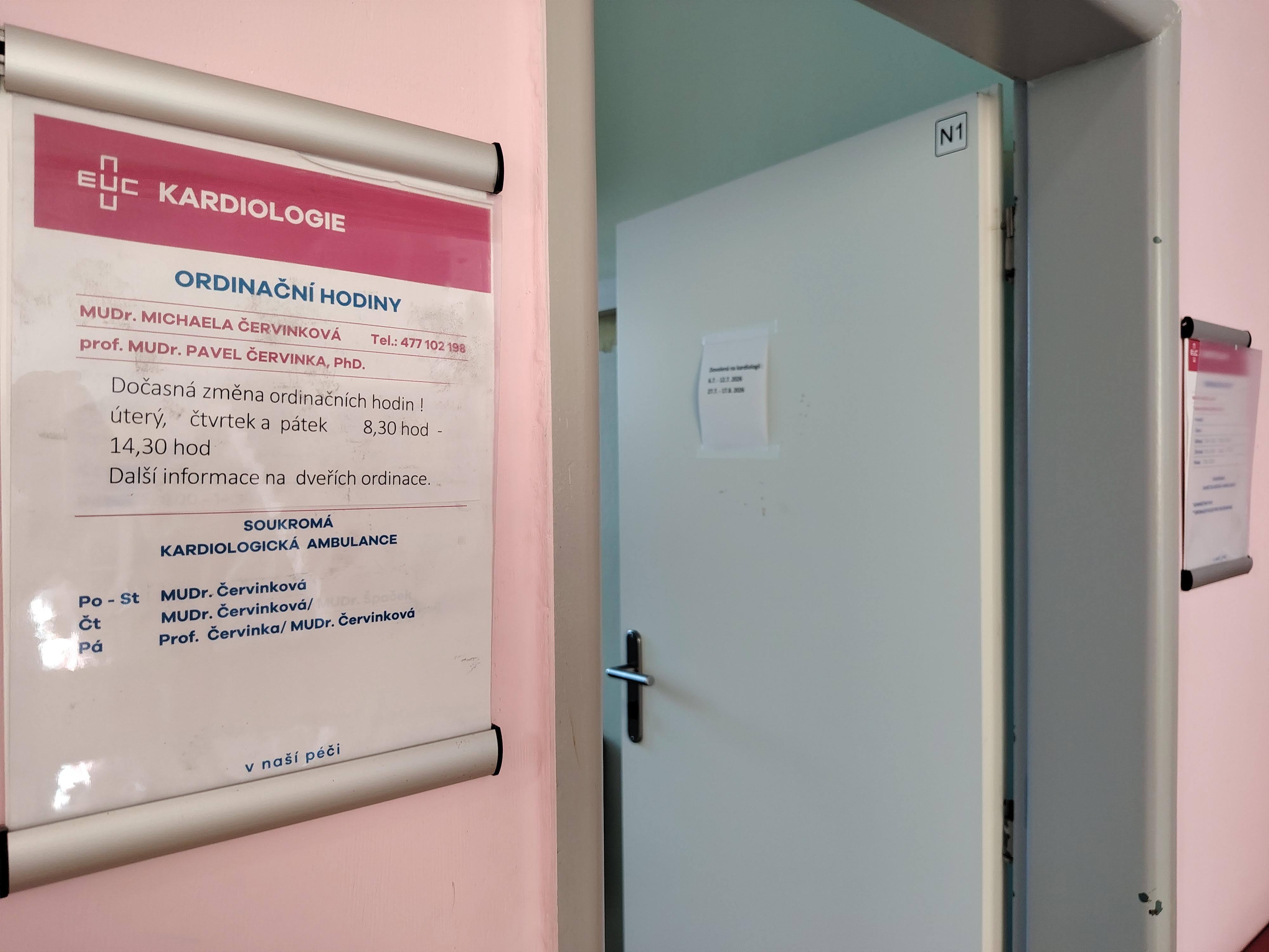 Kardiologická ambulance MUDr. Michaela Červinková, s.r.o. foto 1