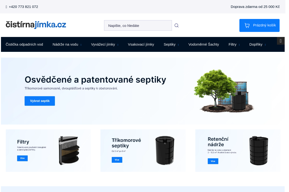 Kraťas Plast cistirna-jimka.cz