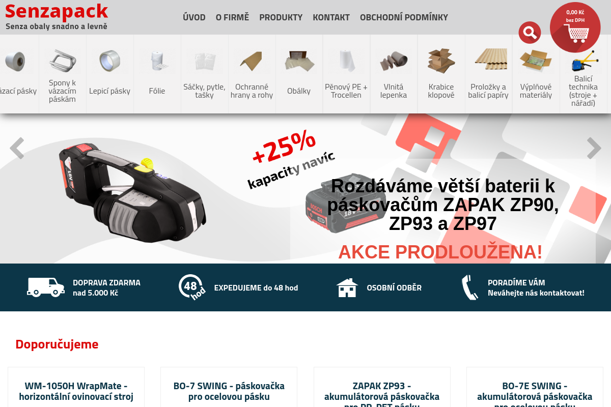 Senzapack.cz - Senza obaly snadno a levně