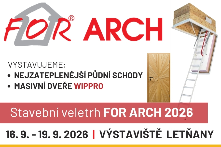 Vystavujeme na pražském veletrhu ForArch 2026
