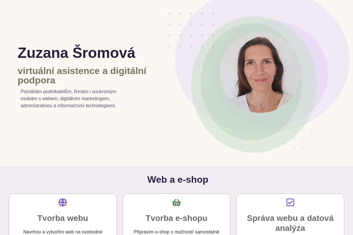 Zuzana Šromová - virtuální asistentka