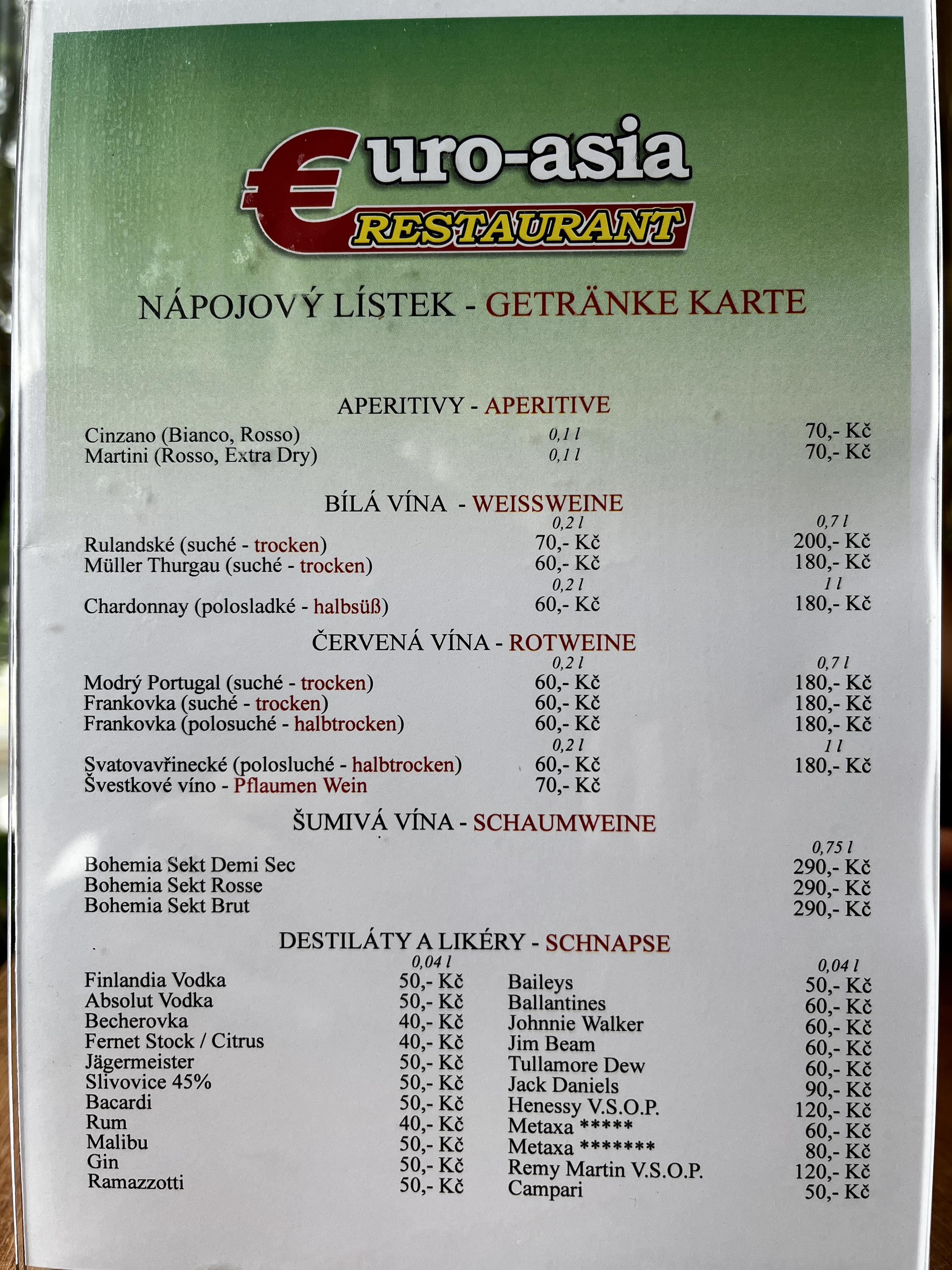 Euro - Asia restaurant