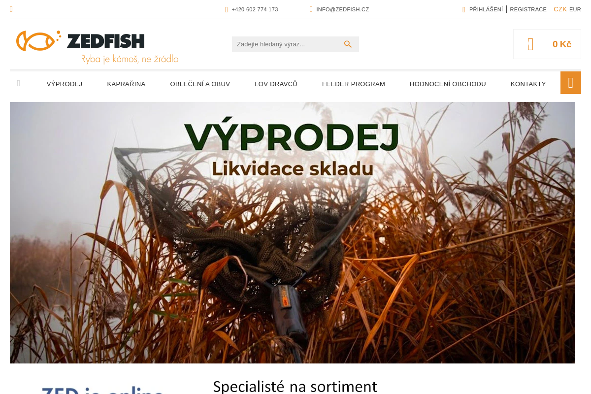 ZEDFISH - Rybářská speciálka FOX