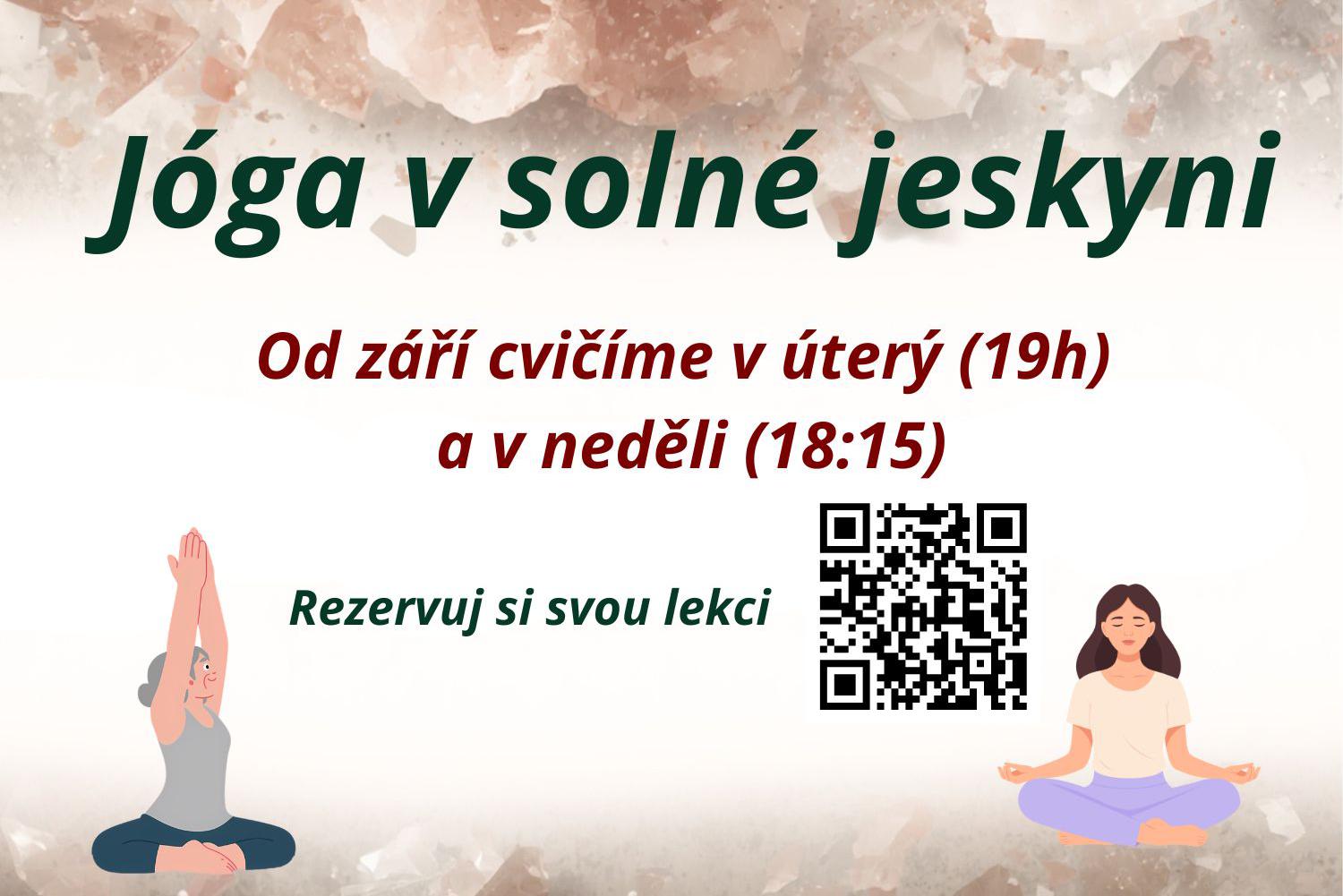 Joga v solné jeskyni