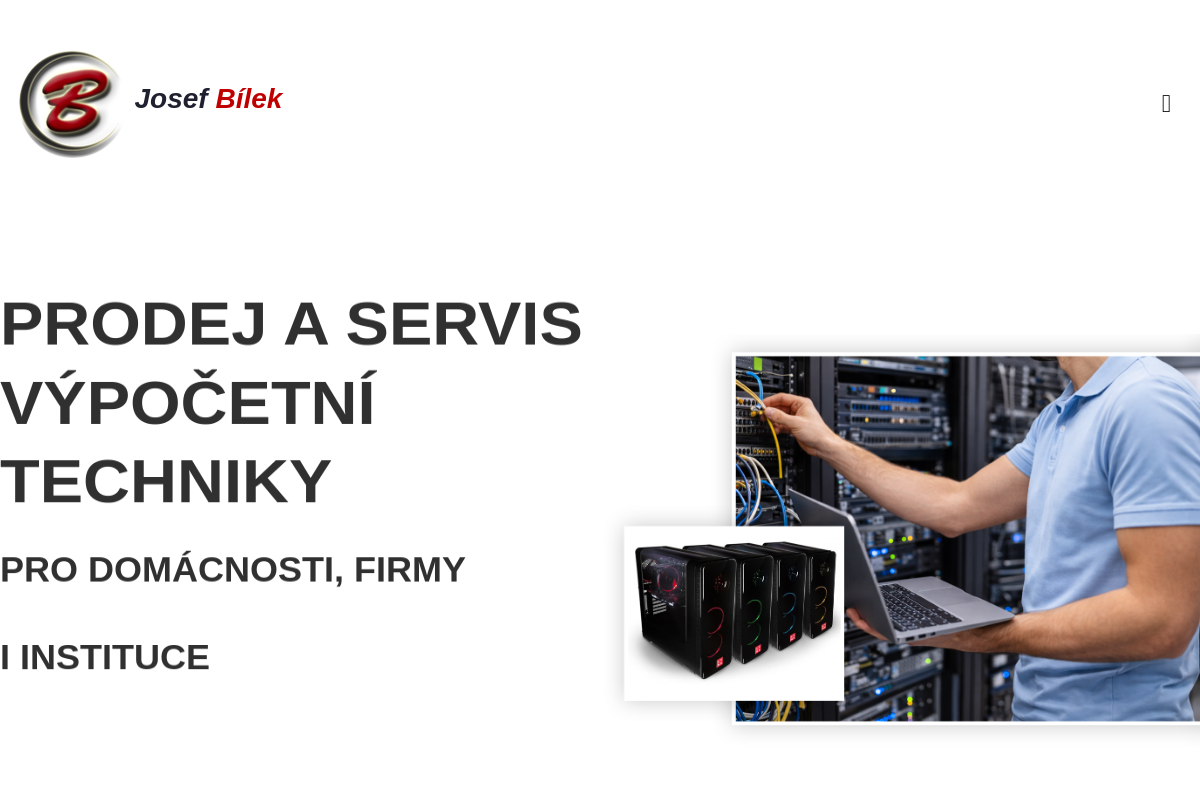 Josef Bílek - Prodej a servis výpočetní techniky