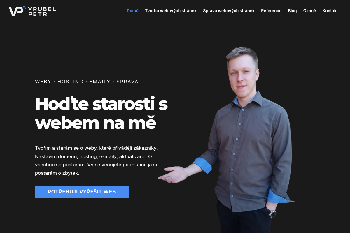 Vrubel Petr - Tvorba a správa webových stránek