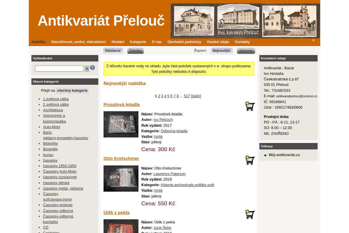 Antikvariat-prelouc.cz