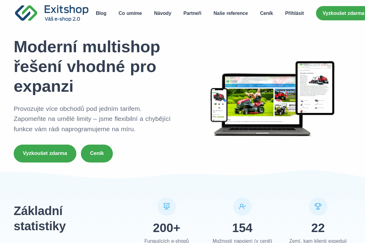 Exitshop - Váš e-shop 2.0
