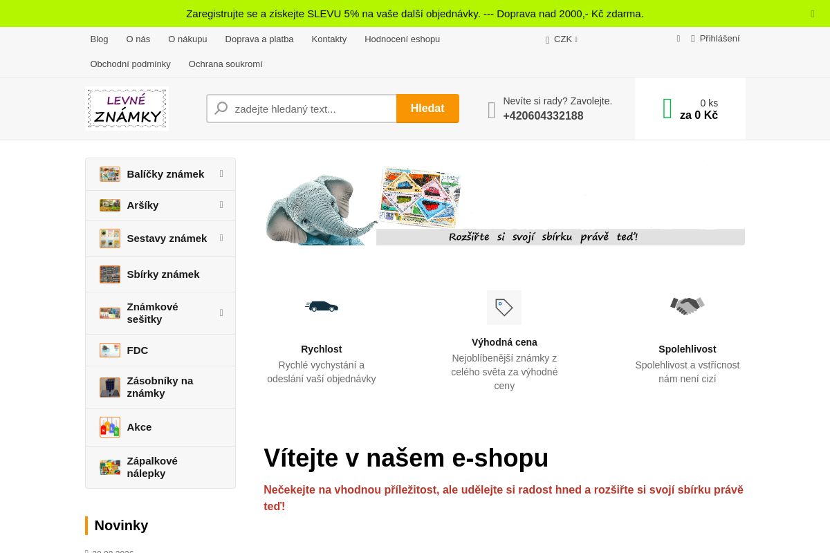 Levneznamky.cz