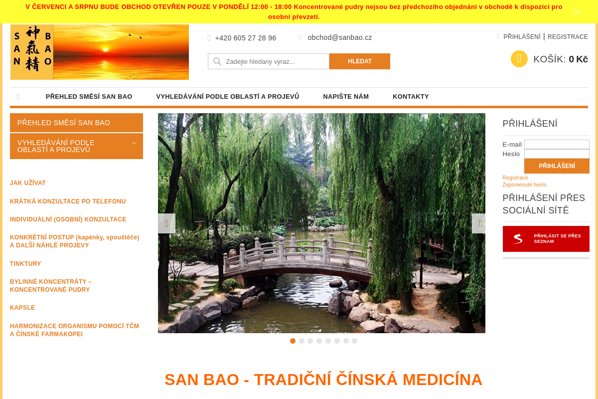 SAN BAO s.r.o. - Tradiční čínská medicína