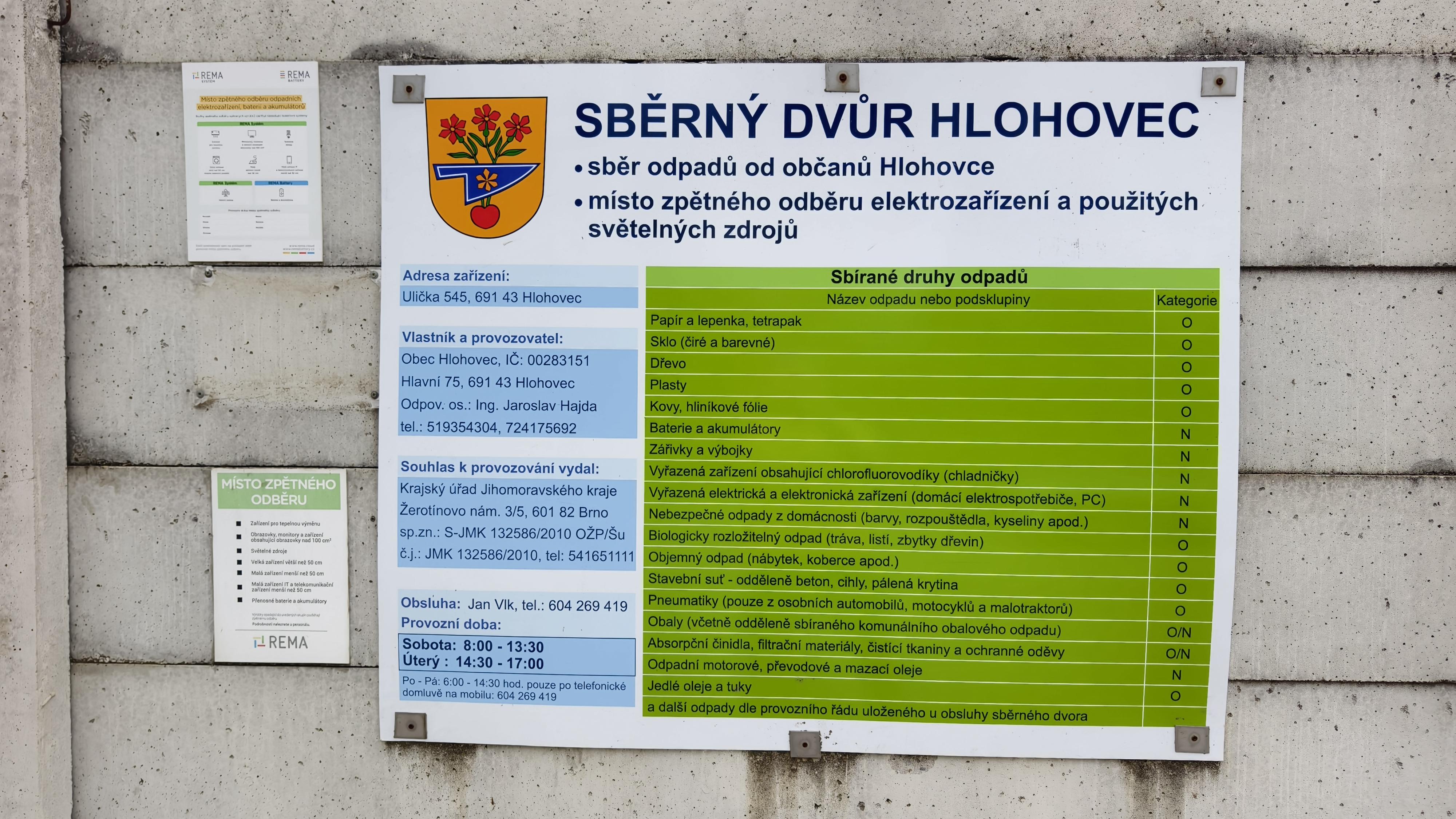 Sběrný dvůr Hlohovec foto 2